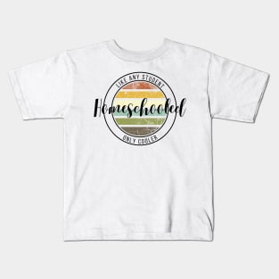 Homeschool Stamp - earthy Kids T-Shirt